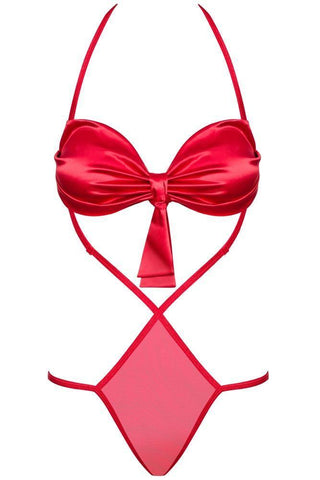 Obsessive - Γυναικείο κορμάκι - Obsessive Giftella teddy Κόκκινο OB5608 - E-string.gr