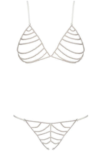 Obsessive - Γυναικείο σετ εσωρούχων - Obsessive Perlash 2 pcs OB2684 - E-string.gr