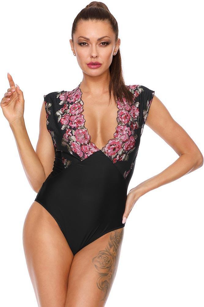 Excellent Beauty - Γυναικείο Κορμάκι - Excellent Beauty Μαύρο B-244 - E-string.gr