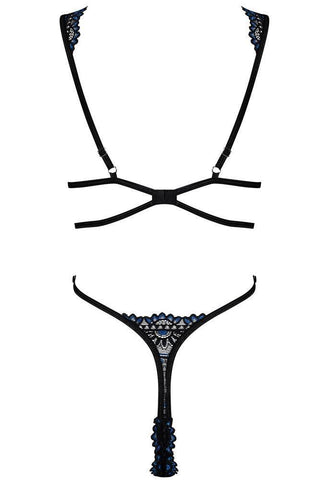 Obsessive - Γυναικείο κορμάκι - Obsessive Belisis teddy Μαύρο OB5003 - E-string.gr