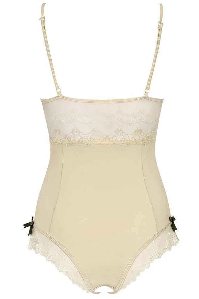 Obsessive - Γυναικείο κορμάκι - Carmelove Teddy Beige OB6161 - E-string.gr