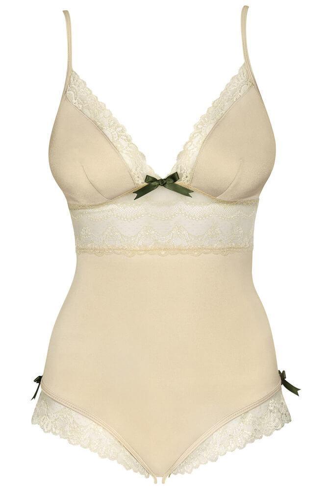 Obsessive - Γυναικείο κορμάκι - Carmelove Teddy Beige OB6161 - E-string.gr