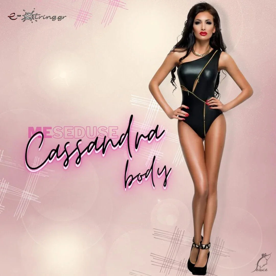Seduce Me - Γυναικείο κορμάκι - Me Seduse Cassandra body Μαύρο MS10022 - E-string.gr