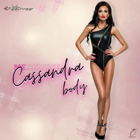 Seduce Me - Γυναικείο κορμάκι - Me Seduse Cassandra body Μαύρο MS10022 - E-string.gr