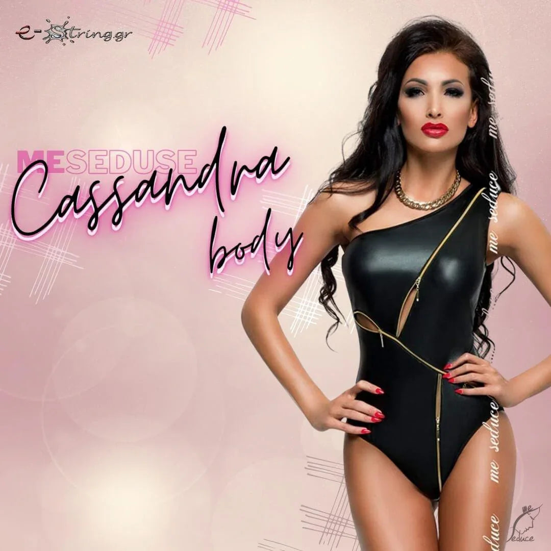 Seduce Me - Γυναικείο κορμάκι - Me Seduse Cassandra body Μαύρο MS10022 - E-string.gr