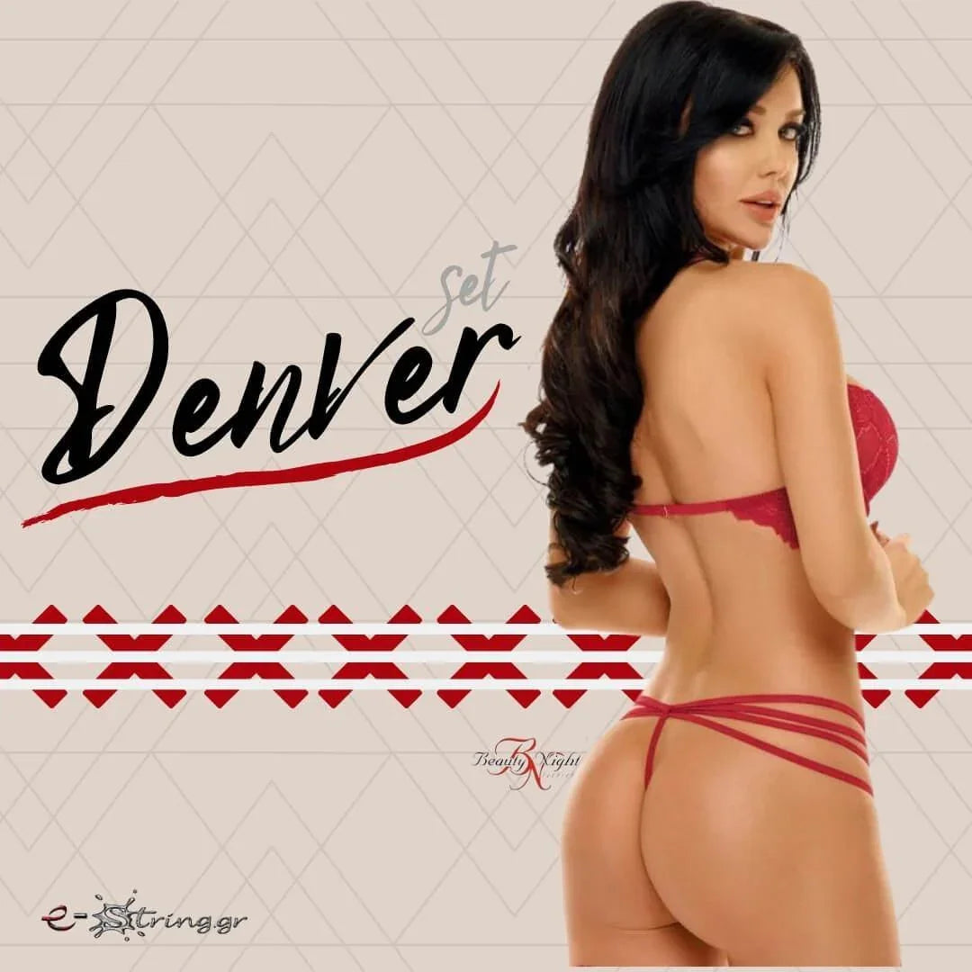 Beauty Night - Γυναικείο Κορμάκι - Beauty Night Denver Κόκκινο BN10423 - E-string.gr