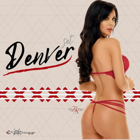 Beauty Night - Γυναικείο Κορμάκι - Beauty Night Denver Κόκκινο BN10423 - E-string.gr