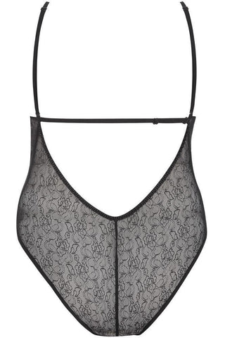Anais - PLUS SIZE Κορμάκι στρινγκ - AS Iona Body Μαύρο AS10036 - E-string.gr