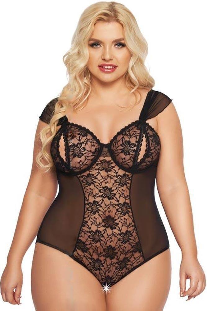 Softland - Γυναικείο Κορμάκι - Dora Body Μαύρο SFL1901-Black - E-string.gr