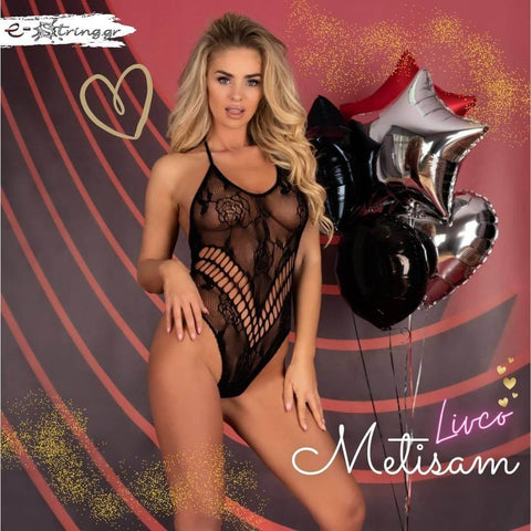 Livco Corsetti - Γυναικείο Κορμάκι - LivCo Metisam Μαύρο LC20225 - E-string.gr