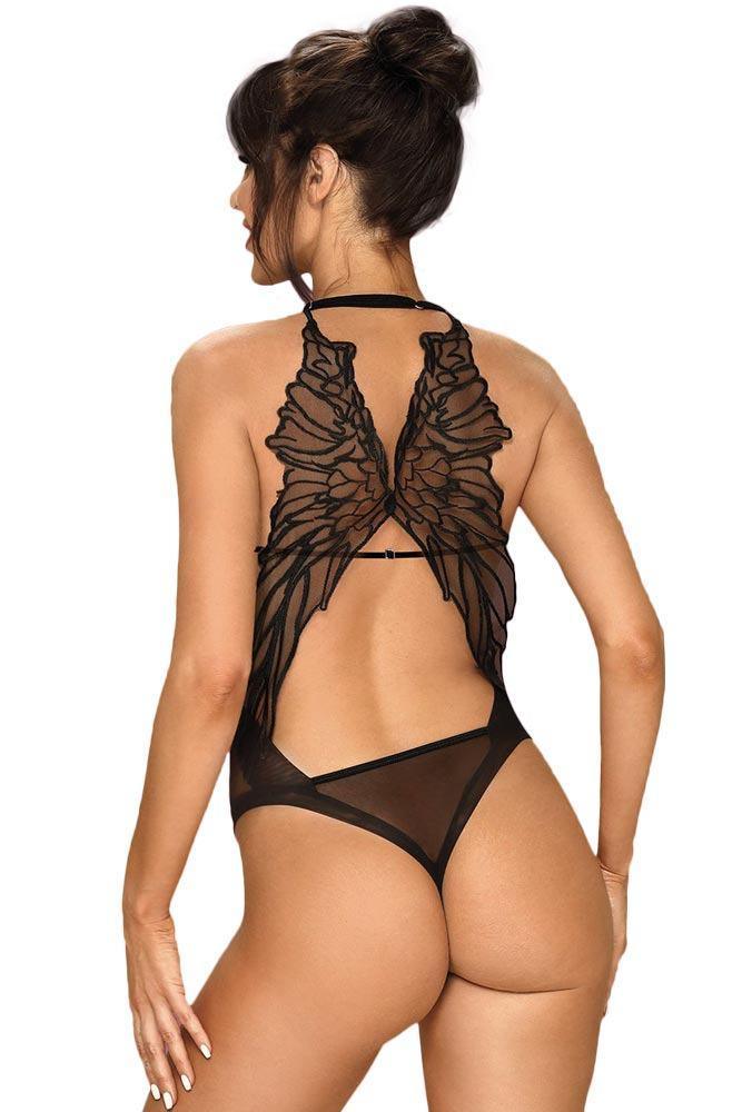 Obsessive - Γυναικείο κορμάκι - Obsessive Alifini teddy Μαύρο OB0473 - E-string.gr
