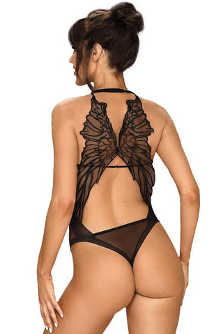 Obsessive - Γυναικείο κορμάκι - Obsessive Alifini teddy Μαύρο OB0473 - E-string.gr