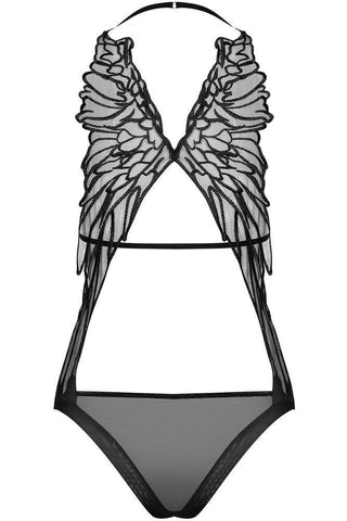 Obsessive - Γυναικείο κορμάκι - Obsessive Alifini teddy Μαύρο OB0473 - E-string.gr