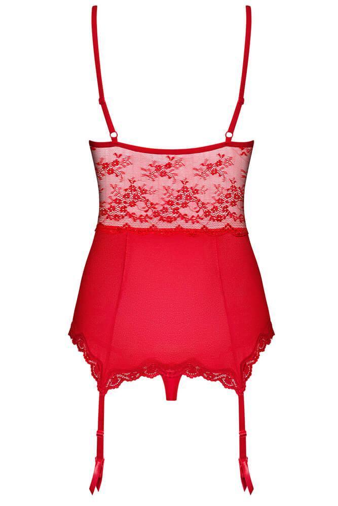 Obsessive - Γυναικείος κορσές - Obsessive Lovica corset and thong OB3353 - E-string.gr