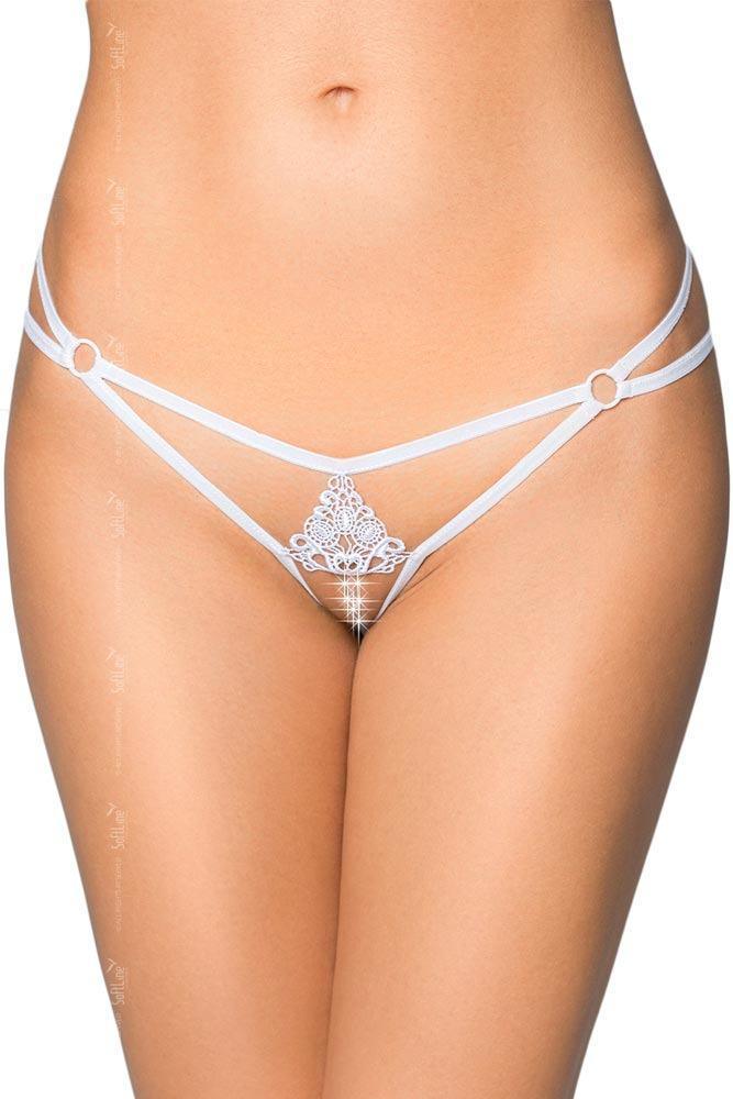Softland - Εσώρουχο G String - White Triangle Thong SFL2477-W - E-string.gr