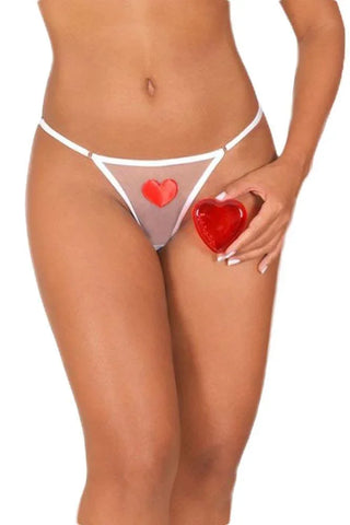 Sensualle Lingerie - Γυναικείο εσώρουχο - Sensualle Nada Demais White SL0655 - E-string.gr