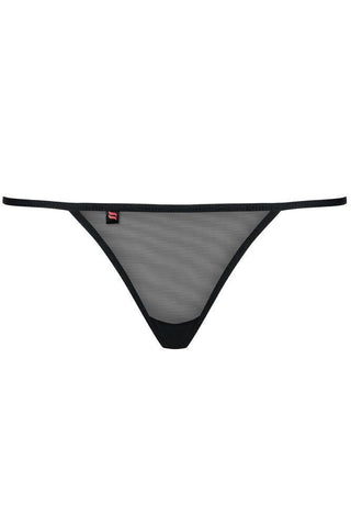 Obsessive - Γυναικείο εσώρουχο - OBSESSIVE LUIZA THONG BLACK OB6912 - E-string.gr
