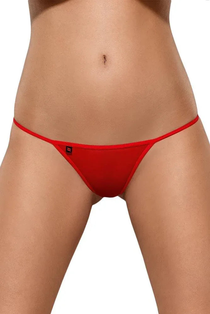 Obsessive - Γυναικείο εσώρουχο - OBSESSIVE LUIZA THONG RED OB6915 - E-string.gr