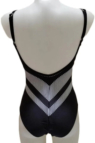 Ewlon - Γυναικείο Μαγιό - Ολόσωμο Ewlon K-8133-Black - E-string.gr