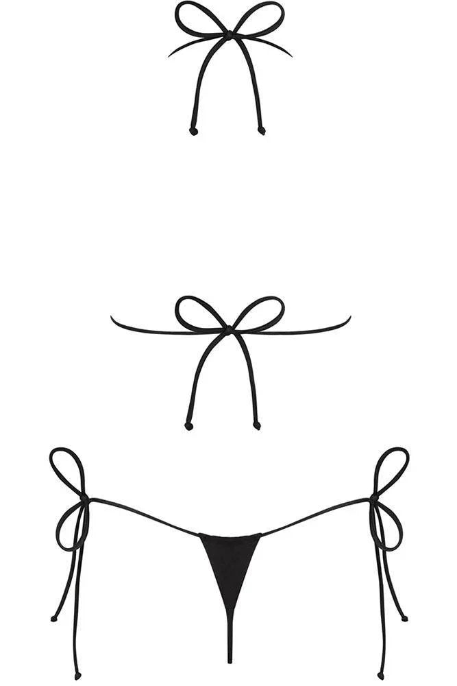 Obsessive - Γυναικείο Μαγιό - Μπικίνι Obsessive Bella Vista Μαύρο OB5806 - E-string.gr