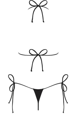 Obsessive - Γυναικείο Μαγιό - Μπικίνι Obsessive Bella Vista Μαύρο OB5806 - E-string.gr