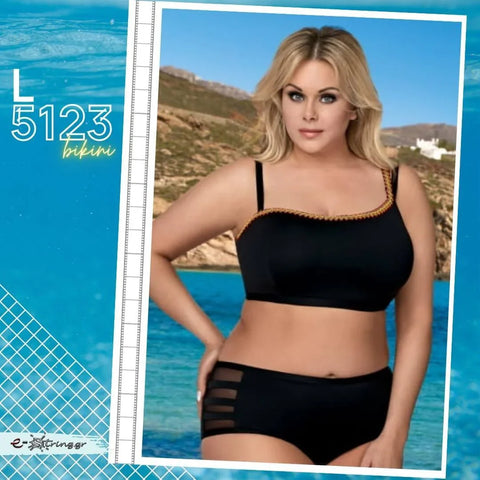 Lorin - Γυναικείο Μαγιό - Μπικίνι Lorin Μαύρο L-5123 - E-string.gr