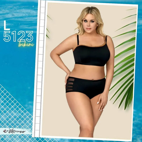 Lorin - Γυναικείο Μαγιό - Μπικίνι Lorin Μαύρο L-5123 - E-string.gr