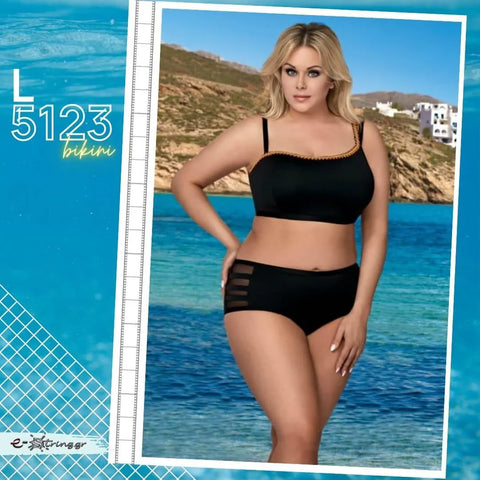 Lorin - Γυναικείο Μαγιό - Μπικίνι Lorin Μαύρο L-5123 - E-string.gr