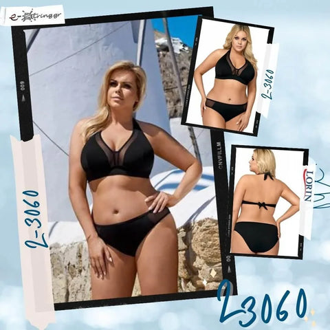 Lorin - Γυναικείο Μαγιό - Μπικίνι Lorin Μαύρο L-3060 - E-string.gr
