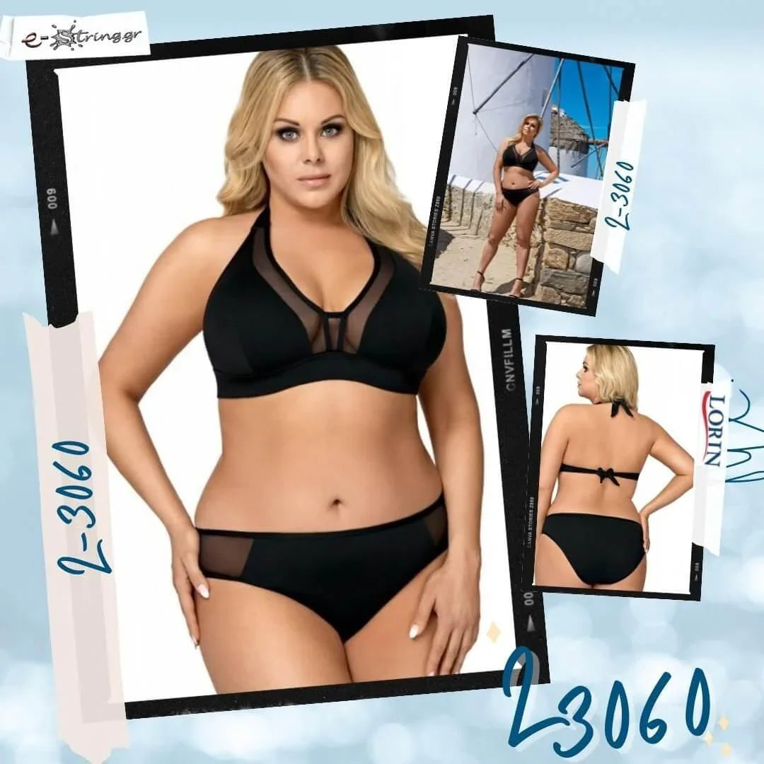 Lorin - Γυναικείο Μαγιό - Μπικίνι Lorin Μαύρο L-3060 - E-string.gr