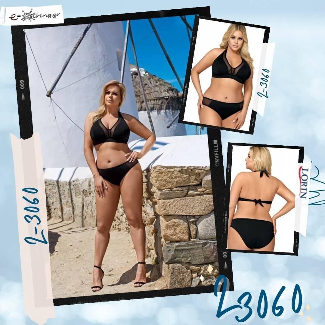 Lorin - Γυναικείο Μαγιό - Μπικίνι Lorin Μαύρο L-3060 - E-string.gr