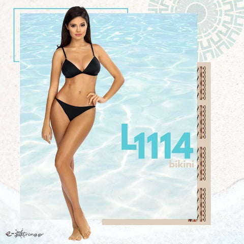 Lorin - Γυναικείο Μαγιό - Μπικίνι Lorin Μαύρο L-1114 - E-string.gr