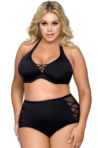 Lorin - Γυναικείο Μαγιό - Μπικίνι Lorin Μαύρο L-3050 - E-string.gr
