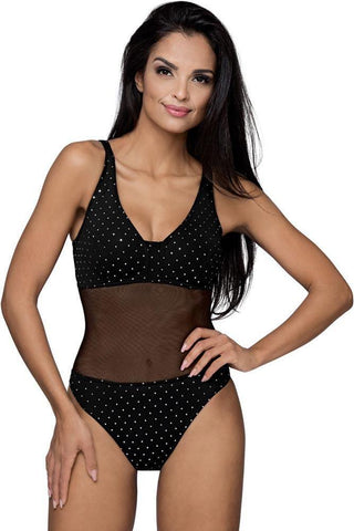 Lorin - Γυναικείο Μαγιό - Ολόσωμο Lorin Μαύρο L-4309 - E-string.gr