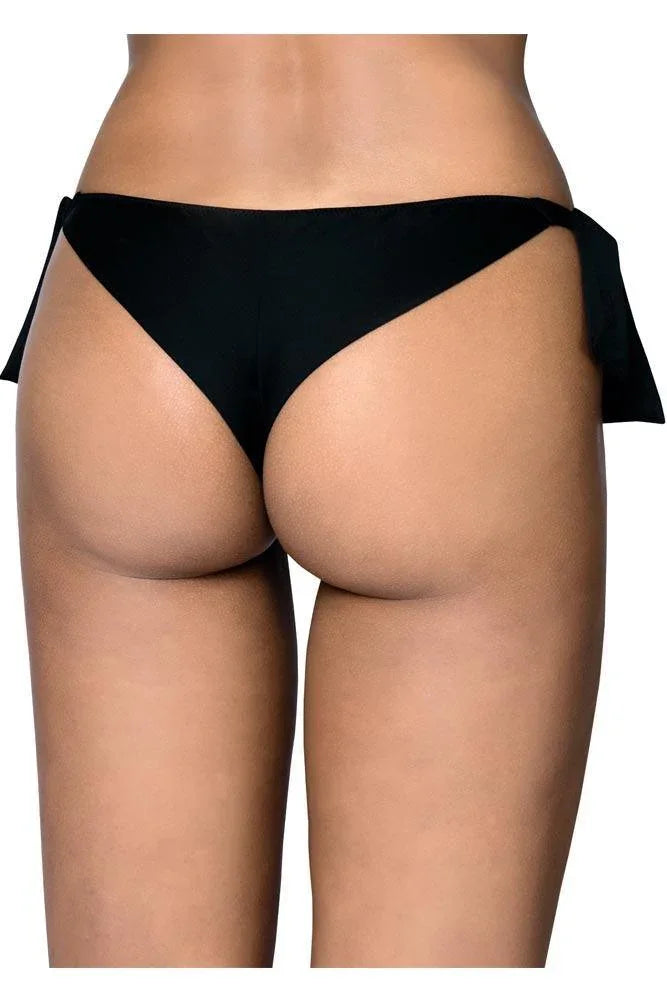 Lorin - Γυναικείο Μαγιό Δετό - Lorin Μαύρο L-8016 - E-string.gr