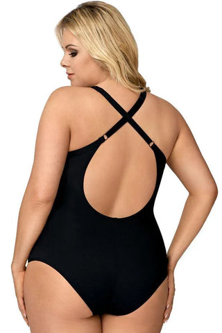 Lorin - Γυναικείο Μαγιό - Ολόσωμο Lorin Μαύρο L-4273 - E-string.gr
