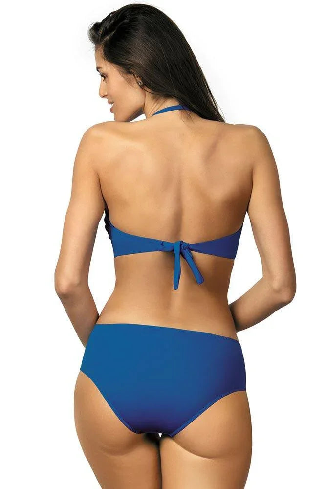 Marko - Γυναικείο Μαγιό - Μπικίνι Salma Μπλε M-254-Blue - E-string.gr