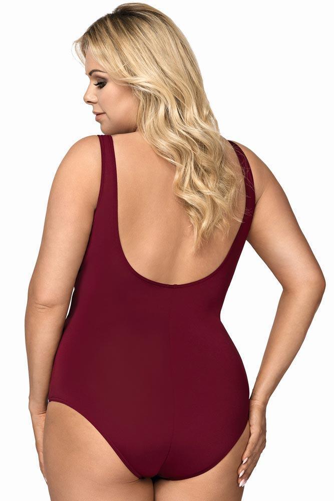 Lorin - Γυναικείο Μαγιό - Ολόσωμο Lorin Μπορντό L-4291 - E-string.gr