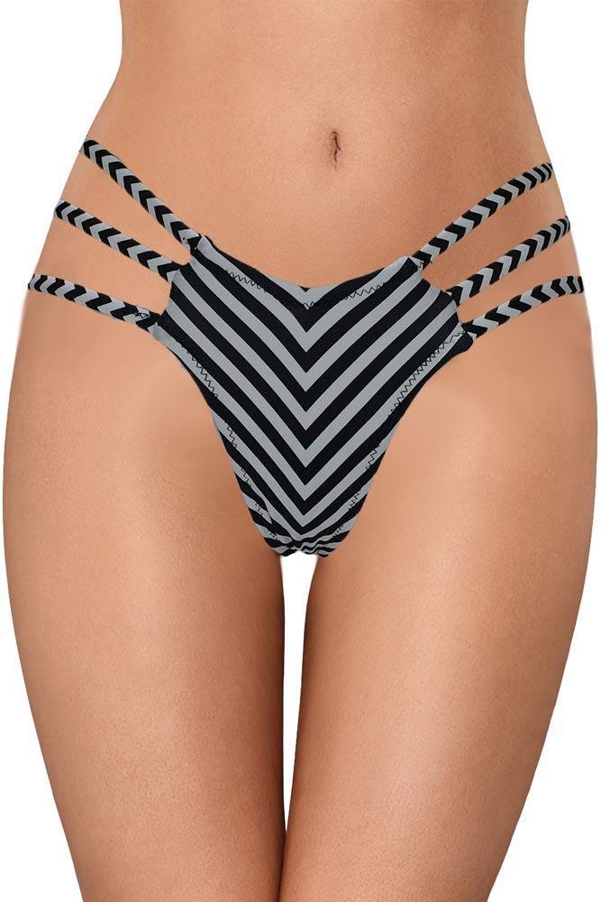 SLP - Γυναικείο Μαγιό String - Kiss Μαύρο UT-20383-Black - E-string.gr