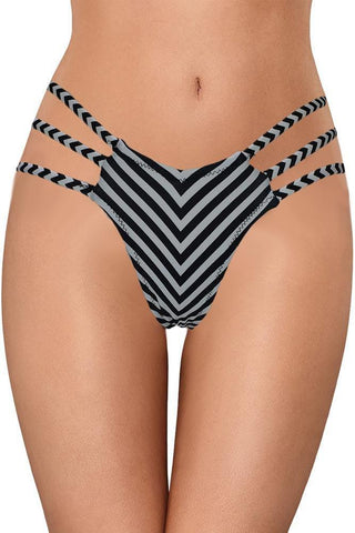SLP - Γυναικείο Μαγιό String - Kiss Μαύρο UT-20383-Black - E-string.gr