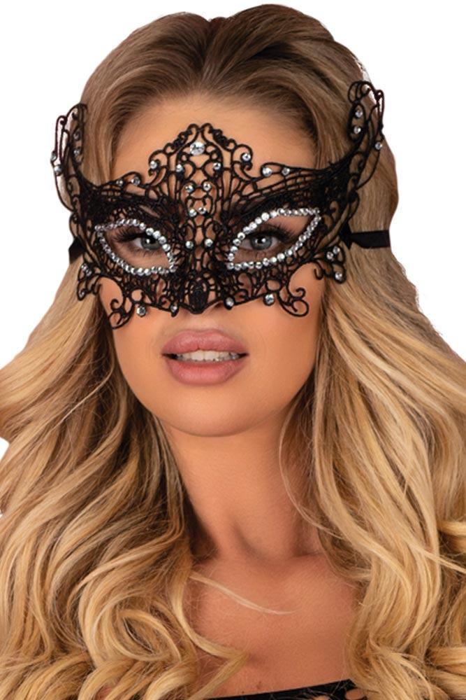 Livco Corsetti - Μάσκα - Livco Diamond Μαύρη LC-MJ010 - E-string.gr