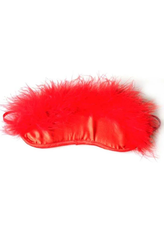 Ouch! - Μάσκα - Velvet Red Eye Mask Κόκκινη D-212103 - E-string.gr