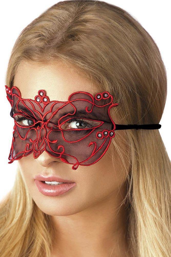 Excellent Beauty - Μάσκα - Excellent Beauty Κόκκινη M-407-Red - E-string.gr