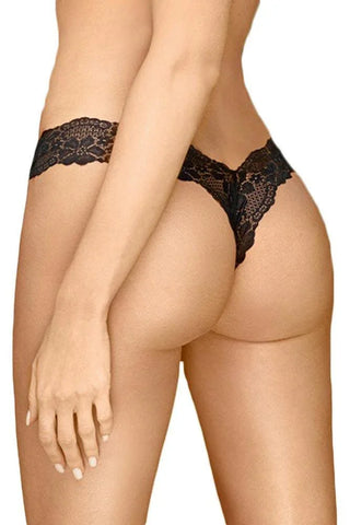 Penthouse - Γυναικείο Εσώρουχο - Penthouse Dangerous Darling Thong Μαύρο PH20755 - E-string.gr
