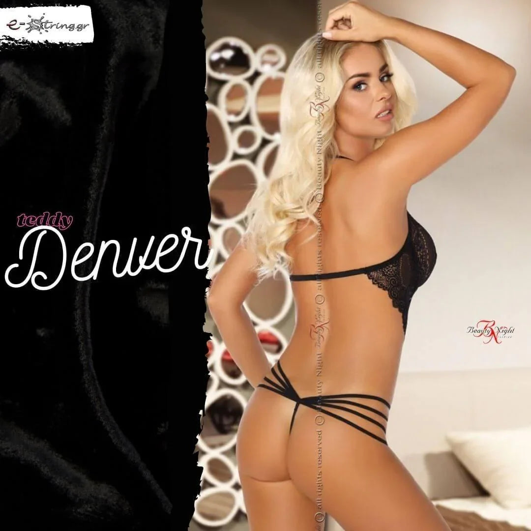 Beauty Night - Γυναικείο Κορμάκι - Beauty Night Denver Μαύρο BN10368 - E-string.gr