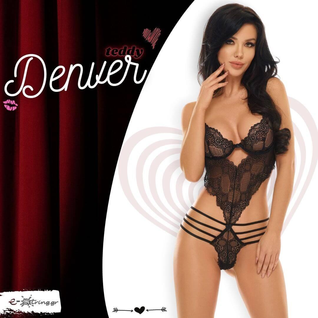 Beauty Night - Γυναικείο Κορμάκι - Beauty Night Denver Μαύρο BN10368 - E-string.gr