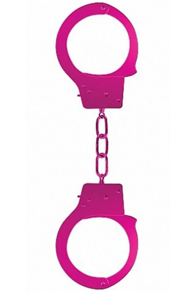 Ouch! - Χειροπέδες - Metal Biginners Handcuffs Ροζ S4F03405 - E-string.gr