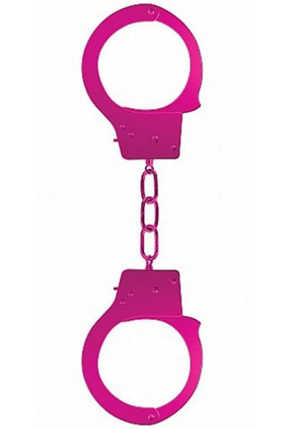 Ouch! - Χειροπέδες - Metal Biginners Handcuffs Ροζ S4F03405 - E-string.gr