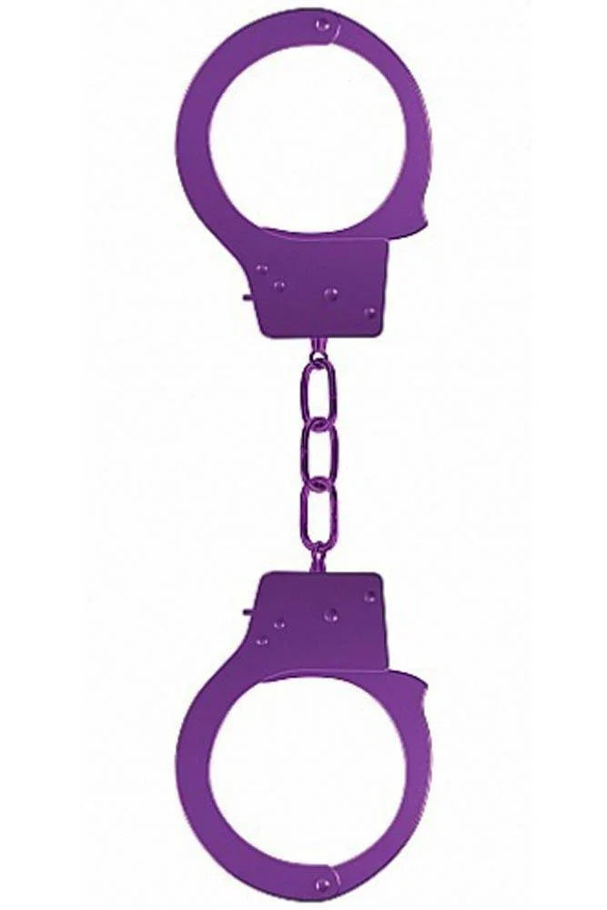 Ouch! - Χειροπέδες - Metal Biginners Handcuffs Μωβ S4F03408 - E-string.gr