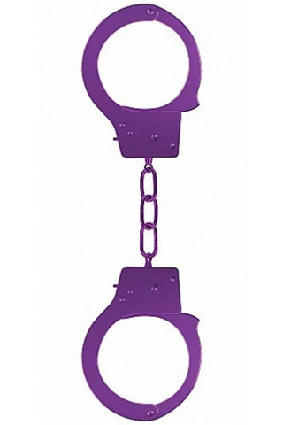 Ouch! - Χειροπέδες - Metal Biginners Handcuffs Μωβ S4F03408 - E-string.gr